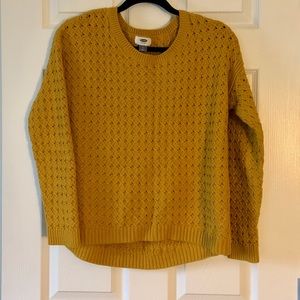 Deep Yellow knit sweater